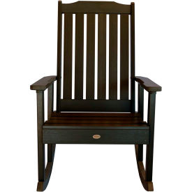 Highwood USA AD-RKCH1-BKE highwood® Lynnport Outdoor Rocking Chair - Black image.