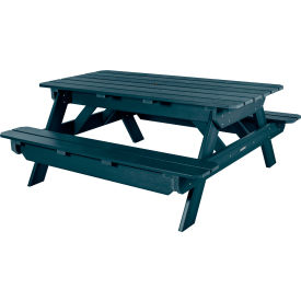 Highwood® Hometown 72" A-Frame Rectangular Picnic Table Federal Blue 