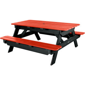 Highwood® Hometown 72" A-Frame Rectangular Picnic Table Jasper 