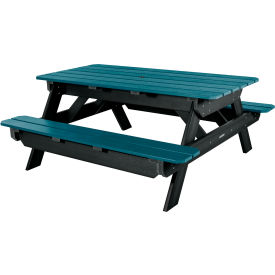 Highwood® Hometown 72" A-Frame Rectangular Picnic Table Shale 