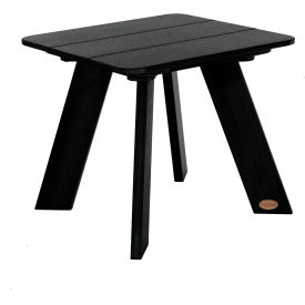 Highwood® Italica Modern Side Table 18" x 18" Black 
