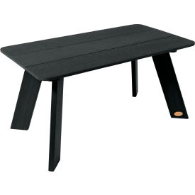 Highwood® Italica Modern Coffee Table 17-3/4" x 31" Black 