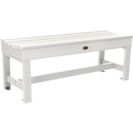 Highwood USA CM-BENSQ41-WHE Sequoia Professional Weldon 4 Backless Bench, White image.