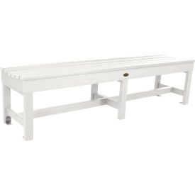 Highwood USA CM-BENSQ61-WHE Sequoia Professional Weldon 6 Backless Bench, White image.