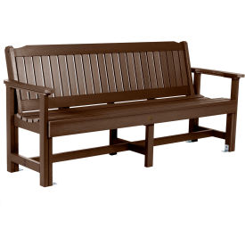 Highwood USA CM-BENSQ62-ACE Sequoia Professional Exeter 6 Garden Bench, Weathered Acorn image.