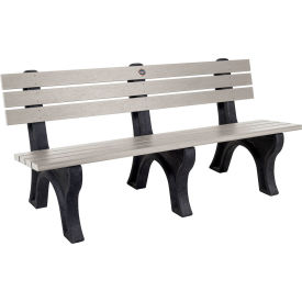 Highwood® Aurora Traditional 6 Park Bench Harbor Gray 