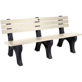 Highwood® Aurora Traditional 6 Park Bench Whitewash 