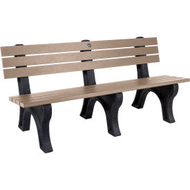 Highwood® Aurora Traditional 6 Park Bench Woodland Brown 