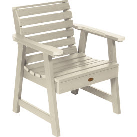 Highwood USA CM-CHGSQ02-WAE Sequoia Professional Glennville Lounge Chair, Whitewash image.