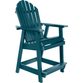 Highwood USA CM-CHRSQC2-NBE Sequoia Professional Muskoka Adirondack Deck Dining Chair, 46-1/2"H, Nantucket Blue image.