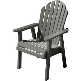 Highwood USA CM-CHRSQD2-CGE Sequoia Professional Muskoka Adirondack Deck Dining Chair, 40-1/2"H, Coatal Teak image.
