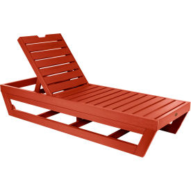 Highwood® Pinehurst Chaise Lounge Rustic Red 