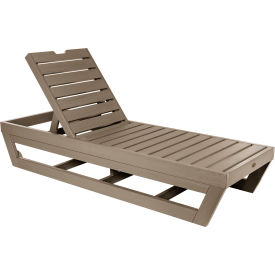 Highwood® Pinehurst Chaise Lounge Woodland Brown 