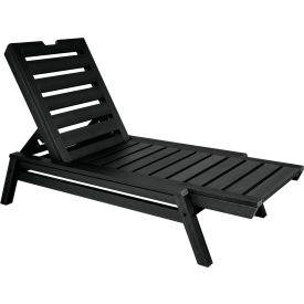 Highwood® Crestone Chaise Lounge Black 