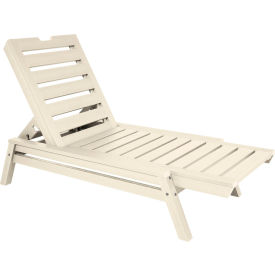 Highwood® Crestone Chaise Lounge Whitewash 