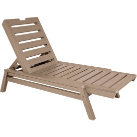 Highwood® Crestone Chaise Lounge Woodland Brown 
