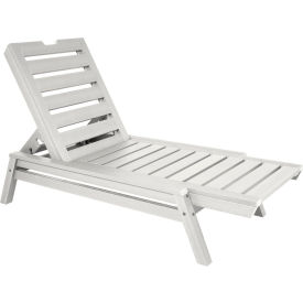 Highwood® Crestone Chaise Lounge White 