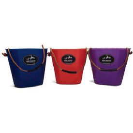 High Country Plastics LB-5AG High Country Plastics Lucky Bucket With Flat Back, LB-5AG, 5 Gallons, Gray image.
