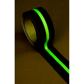 Heskins Llc GID2ST Heskins Standard Black Anti Slip Tape, Glow In The Dark, 2" x 60 image.