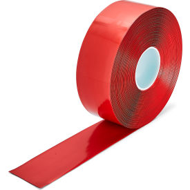 Smooth Heavy Duty Solid Floor Marking Tape, 3"W x 98'L, Red view 2