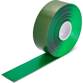 Smooth Heavy Duty Solid Floor Marking Tape, 3"W x 98'L, Green view 2
