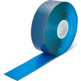Heavy Duty Solid Floor Marking Tape, 4"W x 98'L, Blue view 2