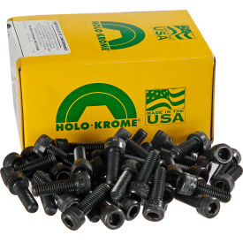 HOLO - KROME 76170 M6 x 1.0 x 18mm Socket Cap Screw - Steel - Black Oxide - UNC - Pkg of 100 - USA - Holo-Krome 76170 image.