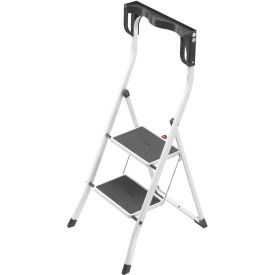 Hailo LLC. 4342-001 Hailo Safety Plus 2 Step Steel Folding Step Ladder - 4342-001 image.