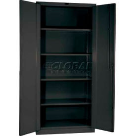Hallowell HWG4SC8478-4CL Hallowell HWG4SC8478-4CL 14 Gauge Extra Heavy-Duty Galvanite DuraTough Storage Cabinet, 48x24x78 image.