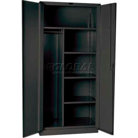 Hallowell HWG6CC6478-4CL Hallowell HWG6CC6478-4CL 16 Gauge Heavy-Duty Galvanite DuraTough Combination Cabinet, 36x24x78 image.