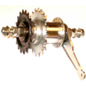 HLF DISTRIBUTING 362-500 Husky Bicycles Coaster Brake with Double Sprocket for Tricycles image.