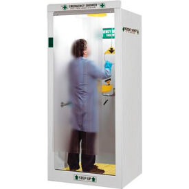 HEMCO Emergency/Shower Decontamination Booth with Finished Side Panels, 40