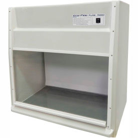 Hemco Corporation 90412 HEMCO® EcoFlow Fume Hood with Vapor Proof Light and Built-In Blower, 48"W x 23"D x 36"H image.