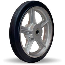 Hamilton Casters W-1220-RA-3/4 Hamilton® Rubber On Aluminum Wheel 12 x 2 - 3/4" Roller Bearing image.