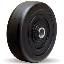 Hamilton Casters W-412-EO-1/2 Hamilton® Ebonite Wheel 4 x 1-1/4 - 1/2" Oilless Bearing image.