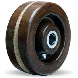 Hamilton Casters W-520-HHP-3/4 Hamilton® Hi-Heat Plastex Wheel 5 x 2 - 3/4" Roller Bearing image.