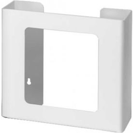 Horizon Mfg Enterprises, Inc 5104-W Horizon Mfg. Top Loading Plastic Box Glove Dispenser, Holds 2 Boxes, 10"H x 11"W x 4"D, White image.