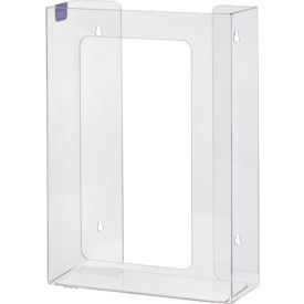 Horizon Mfg Enterprises, Inc 5105 Horizon Mfg. Top Loading Plastic Glove Box Dispenser, Holds 3 Boxes, 15-1/4"H x 11"W x 4"D, Clear image.