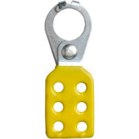 Horizon Mfg Enterprises, Inc 5514 Horizon Mfg. Lockout Tagout Hasp, 5514, Interlocking Style, 1" Opening, Yellow image.