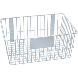 Horizon Mfg Enterprises, Inc 9191-W Rackem™ Mount Anywhere Wire Basket 18"W x 12"D x 8"H White image.