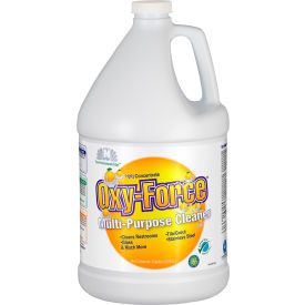 Hospeco 128OXY Nilodor H2O2 Oxy-Force All Purpose Cleaner, Light Citrus Scent, Gallon Bottle, 4 Bottles/Case image.