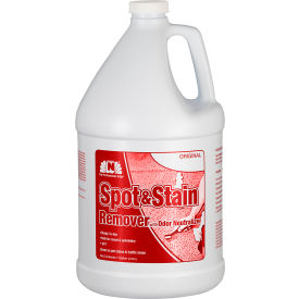 Hospeco 128SR Nilodor Deodorizing Spot and Stain Remover, Fresh Scent, Gallon Bottle, 4/Case image.