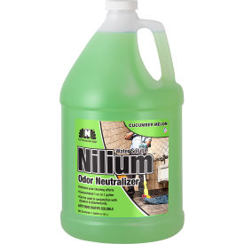 Nilium Water-Soluble Deodorizer, Cucumber Melon Nilium, Gallon Bottle, 4 Bottles/Case