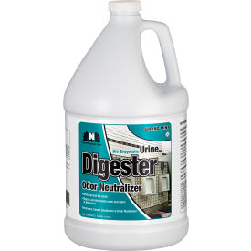 Nilodor Urine Digester with Odor Neutralizer, Spring Mint, Gallon Bottle, 4 Bottles/Case
