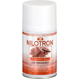 Nilotron Metered Air Fresheners, Cinnamon Spice Scent, 7 oz. Refill, 12/Case