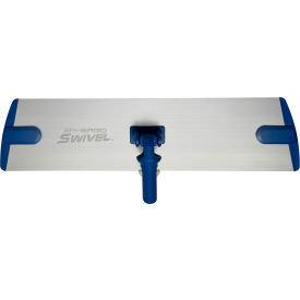 Hospeco 2505-SWBASE Hospeco® Sphergo Swivel™ Mopping Tools w/ Aluminum Base For 18"-20" Pads, Blue image.