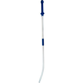 Hospeco 2505-SWPOLE Hospeco® Sphergo Swivel™ Aluminum Extension Pole, 41-5/8"L to 70-7/8"L, Blue image.