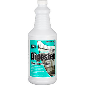 Hospeco 32ZMR Nilodor Urine Digester with Odor Neutralizer, Mystic Rain, Quart Bottle, 12 Bottles/Case image.