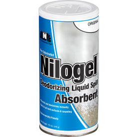 Hospeco 8NLC Nilogel™ Liquid Absorbent Powder, 12 oz Container, 6/Case, Fresh Scent image.