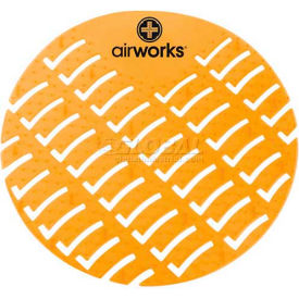Hospeco AWUS231-BX AirWorks® Urinal Screen, Citrus Grove, 10/Case, AWUS231-BX image.